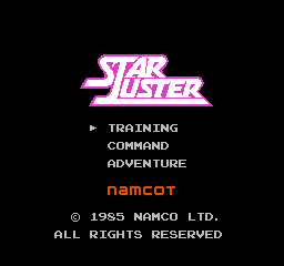 Star Luster (Japan) Title Screen